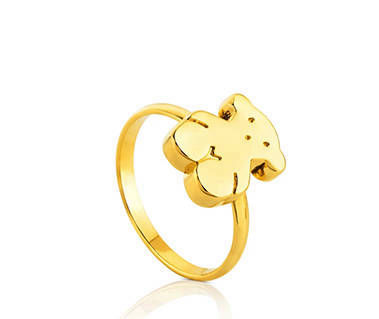 Solid Bear Women's Rings 14K