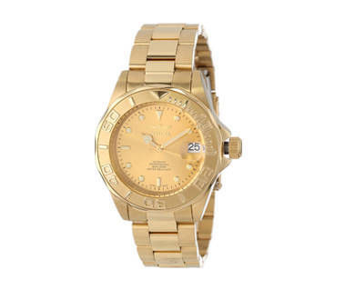 Men's Invicta Gold Dial